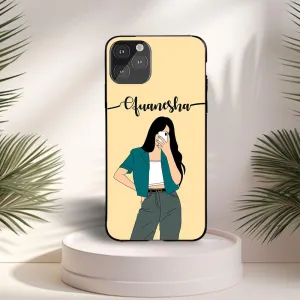 Compact Texture Layer Smart Selfy Name Case