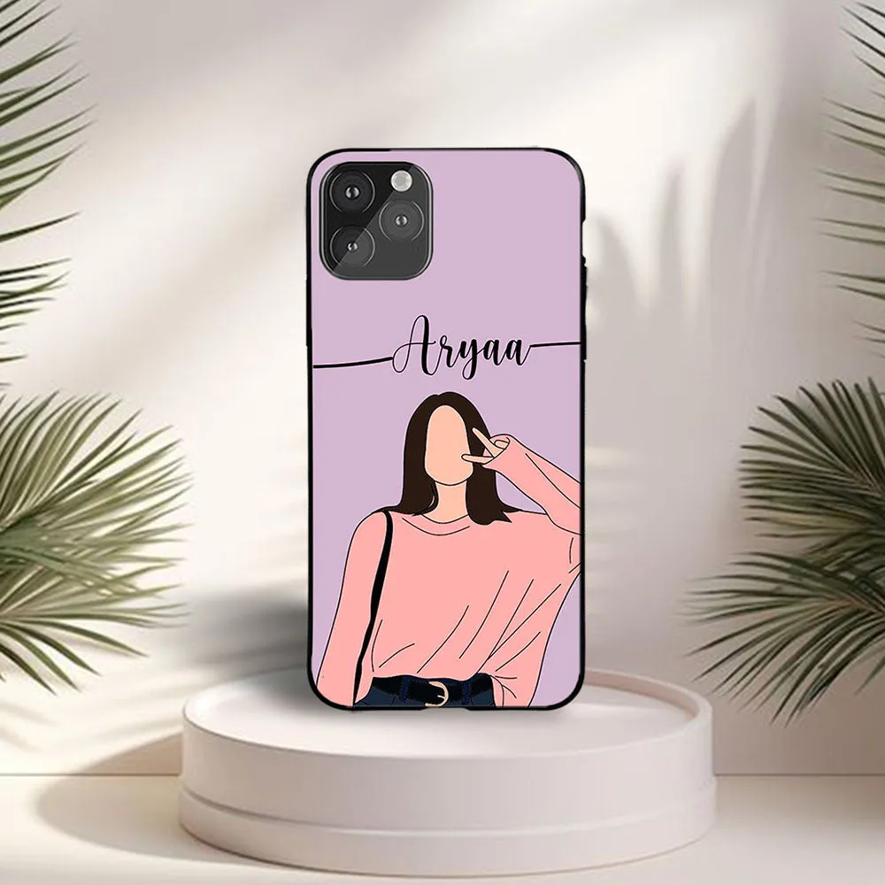 Flexible Protection Flexible Comfort Purple Design With Two Finger Case