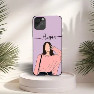 Flexible Protection Flexible Comfort Purple Design With Two Finger Case