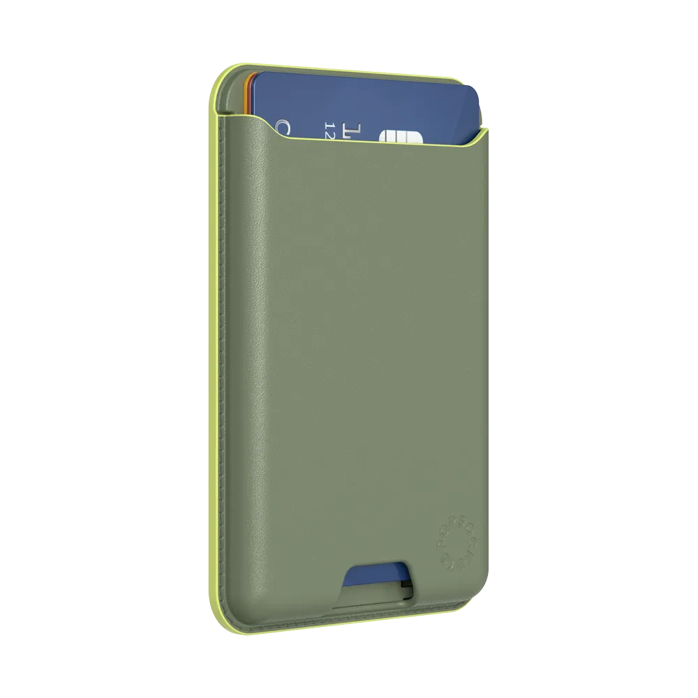 Street Carry Wallet Eucalyptus Softgoods PopWallet for MagSafe