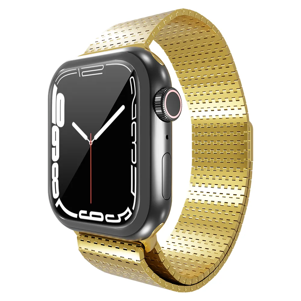 Fashion Function Apple Watch Metal Mesh Strap (Gold)