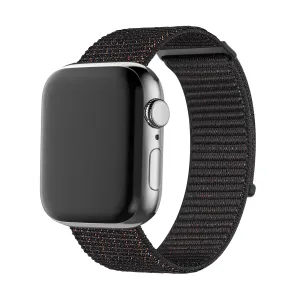 BALR. Apple Watch Nylon Strap (Black) Custom Fit