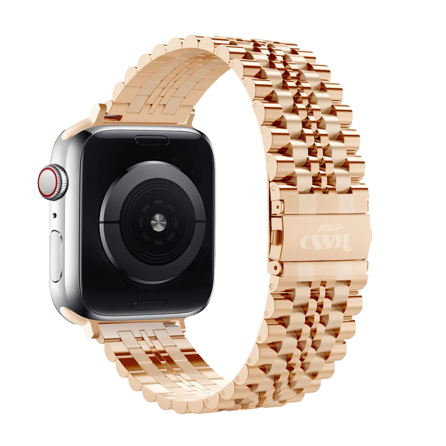 Luxury Finish xoxo Wildhearts Apple Watch Steel Strap (Rose Gold)