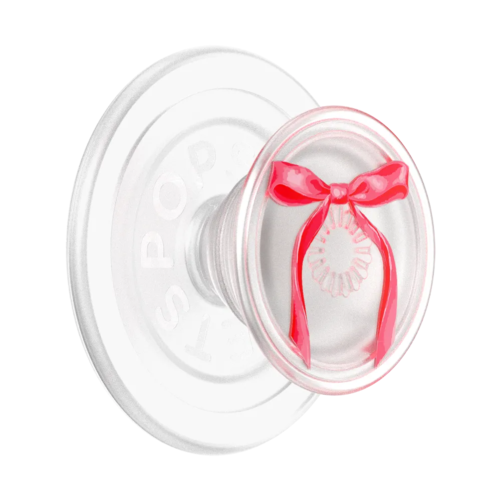 Pop Socket Practical Grip Magic Lite Grip Red Bow PopGrip for MagSafe