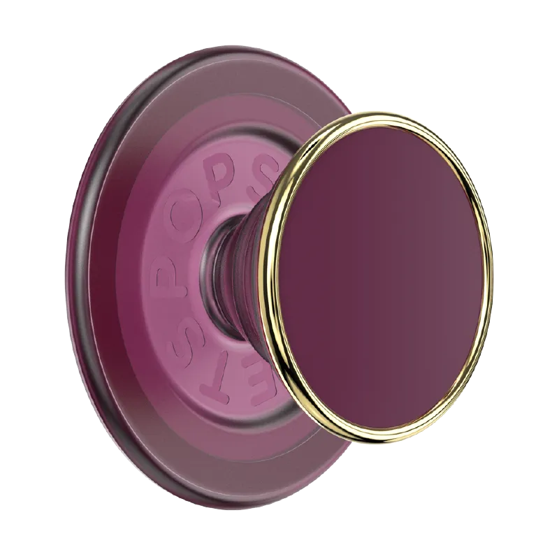 Grip Magic Duo Snap Trio Grip Red Wine PopGrip for MagSafe