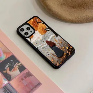 Girly Printed Protective case Colorful Design Pocket Size