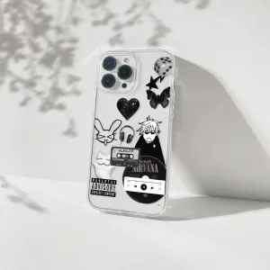 Gojo Anime Aesthetic Silicone Clear Case Durable Build Texture