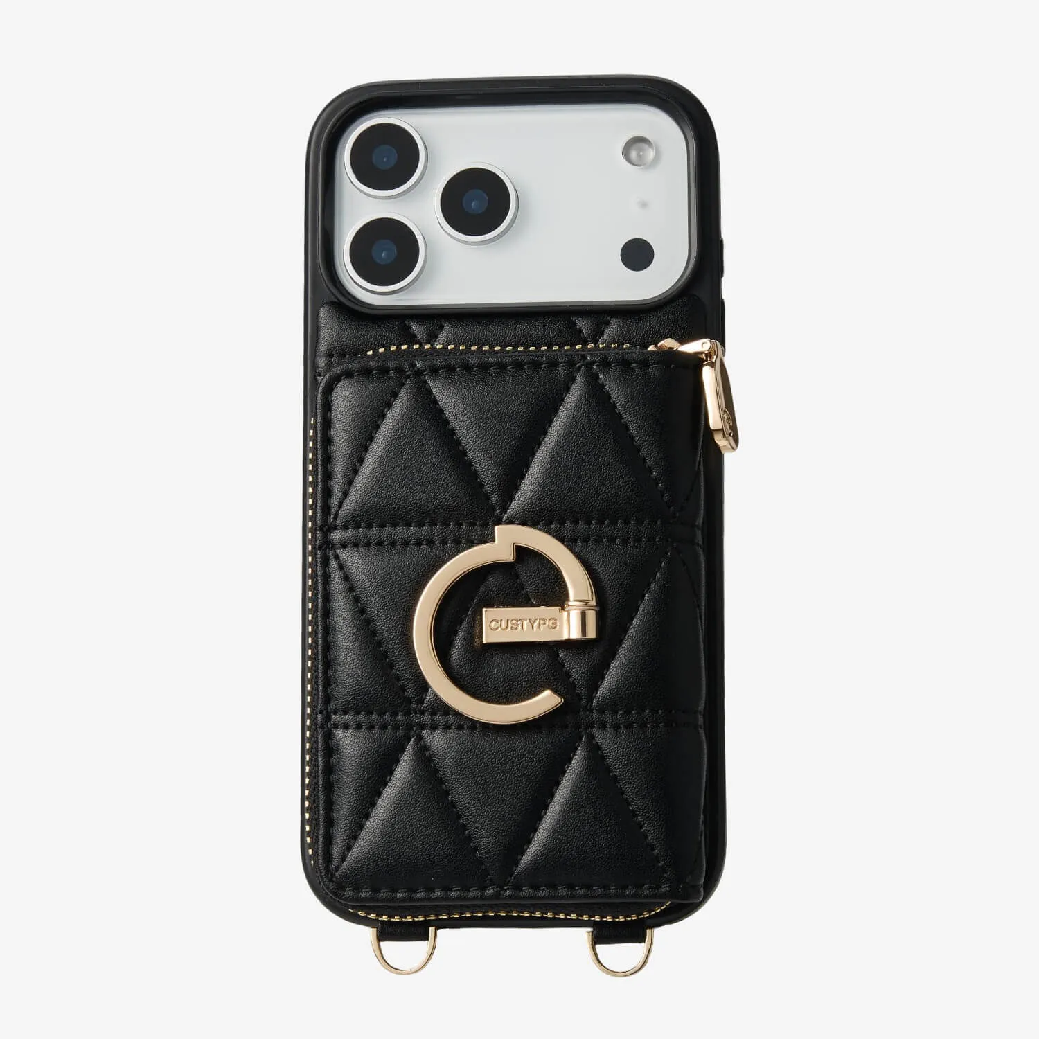 Universal Fit Comfort Texture ZipPouch- E-stand Wallet Phone Case