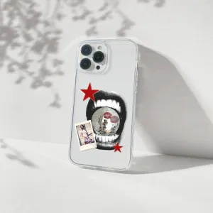 Portable Grip Protective Edge Layer Gluttony Y2K Aesthetic Silicone Clear Case