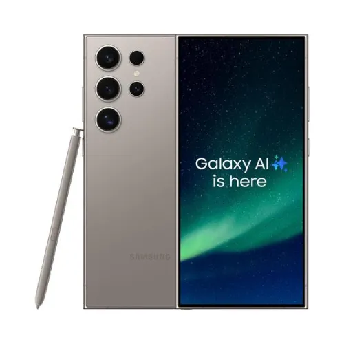 Samsung Galaxy S24 Ultra 256GB - Titanium Gray - Unlocked Comfort Fit Edge Smooth Look