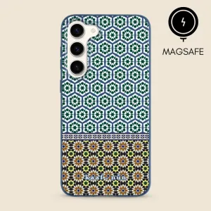 Trendy Finish Zellij Moroccan Samsung MagSafe Phone Case