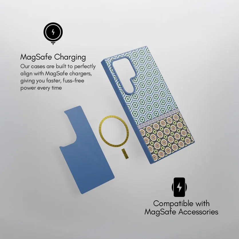 Zellij Moroccan Samsung MagSafe Phone Case Elegant Touch