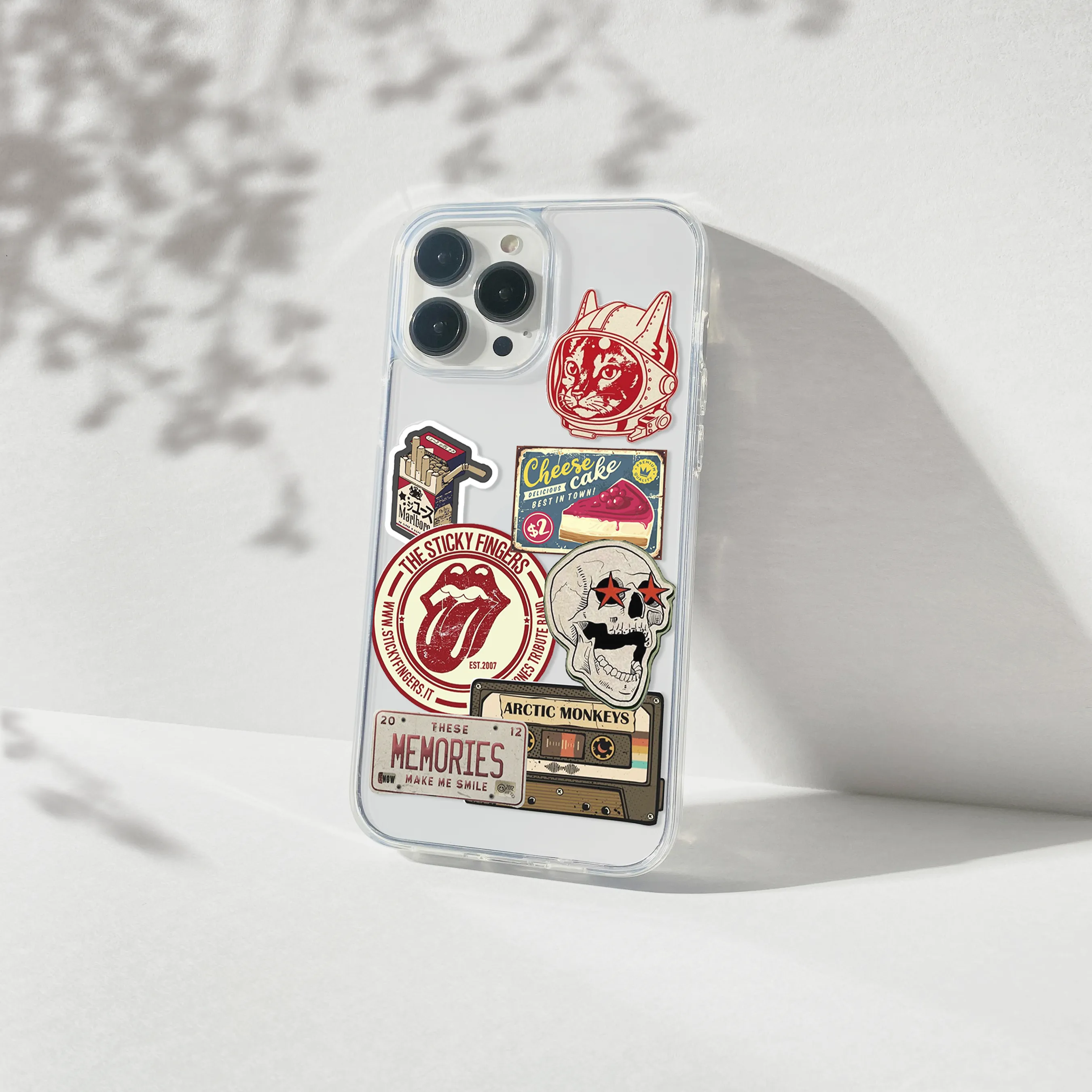 Retro Age Vintage Silicone Clear Case Soft Shape Subtle design