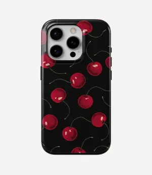 Retro Cherry Pop Glossy Armoured Case Smooth Grip Layer