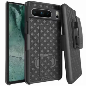 Google Pixel 8 Pro Belt Clip Holster Phone Case Rugged Grip Compact Feel