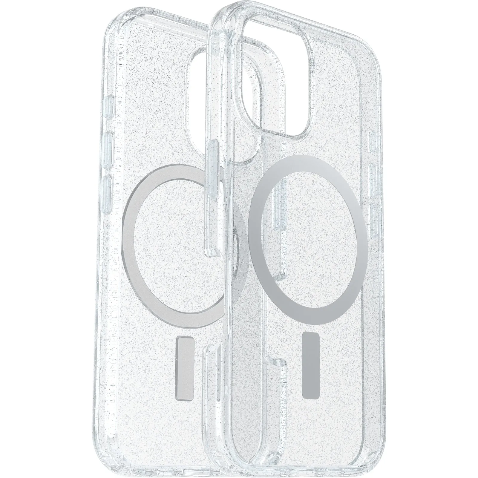 OtterBox Symmetry Clear Cover with MagSafe for iPhone 16 - Clear/Stardust Luxury Coating