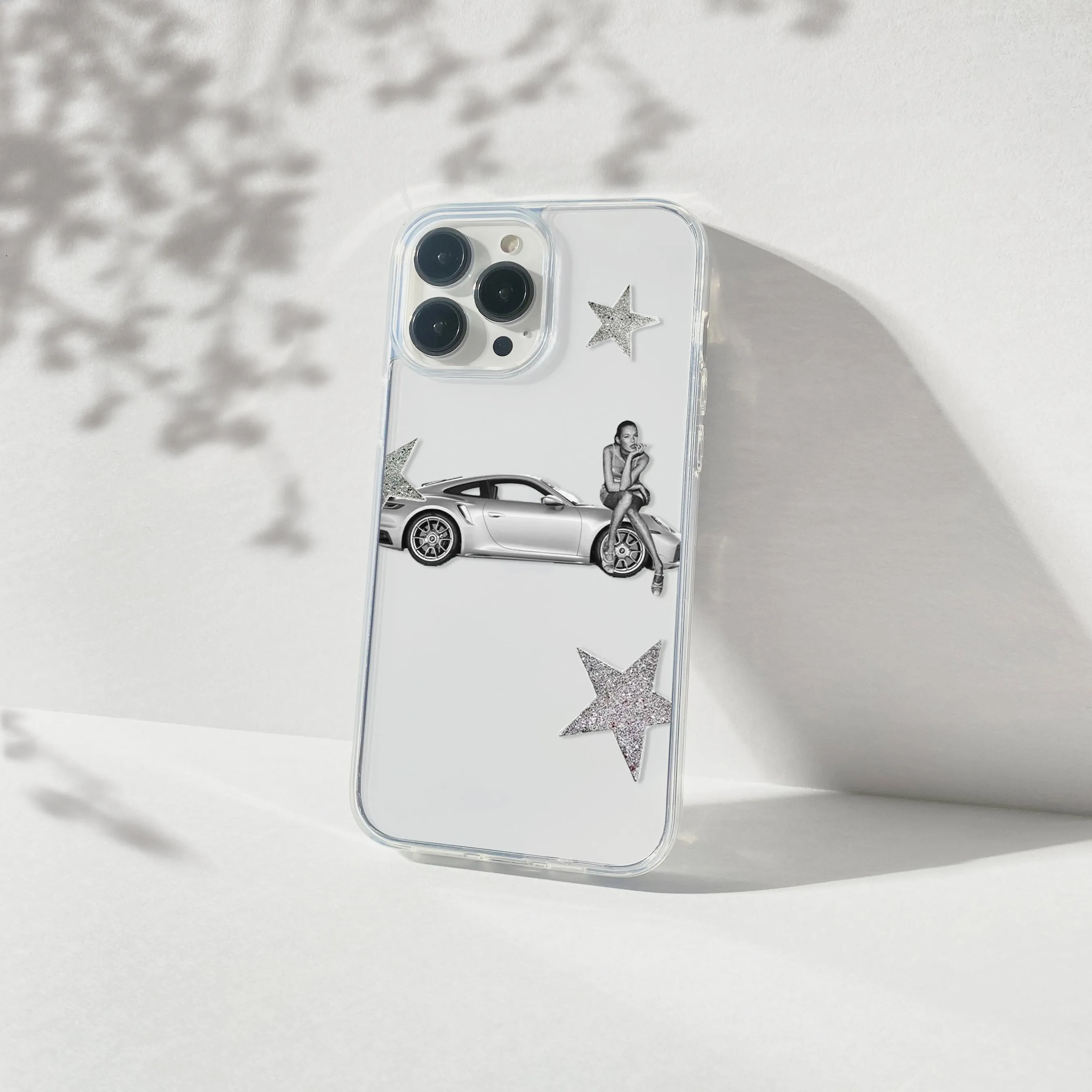 Luxury Detail Artistic Print Porsche Aesthetic Silicone Clear Case