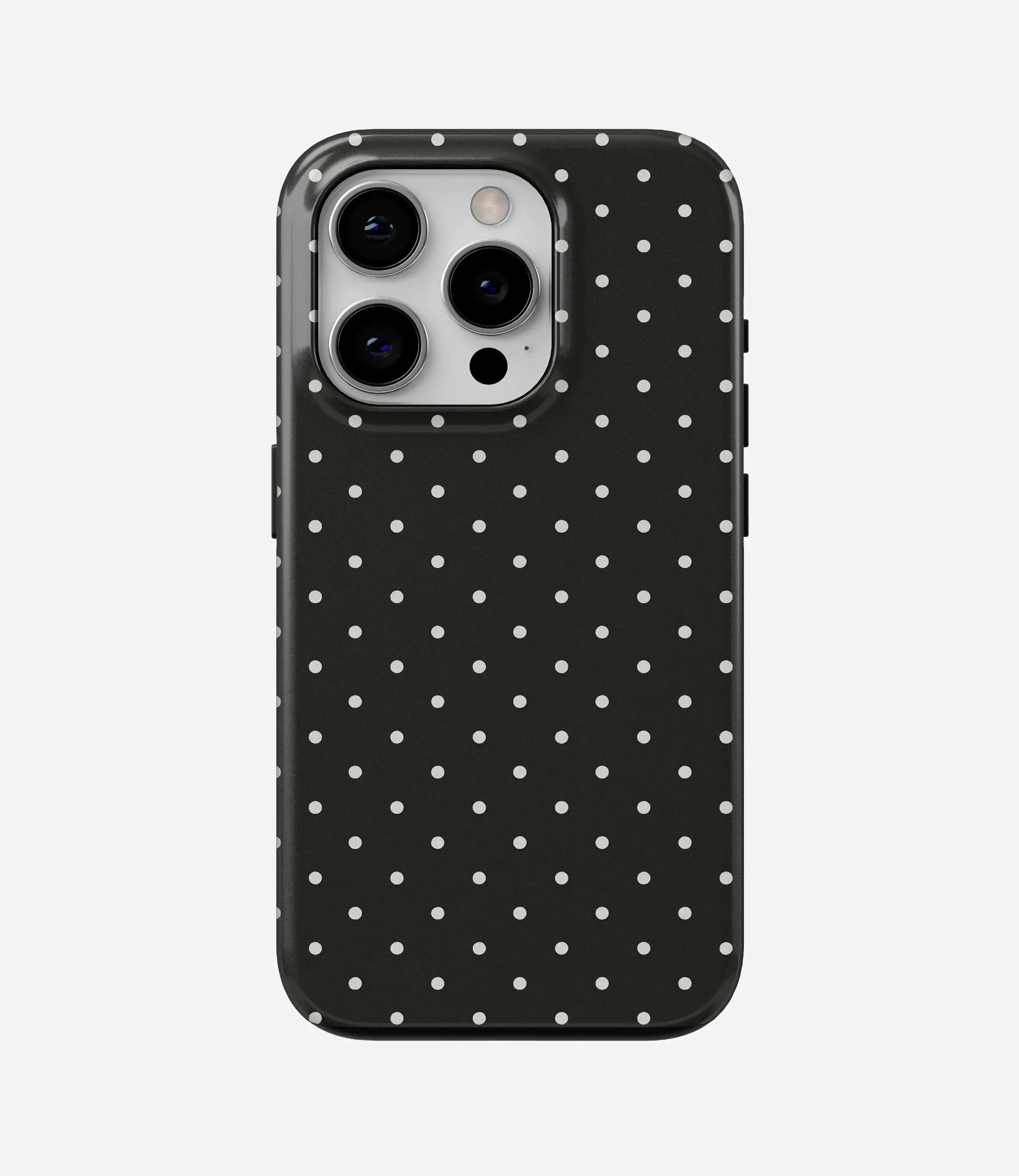 Vivid Pattern Modern Finish Dot Noir Glossy Armoured Case