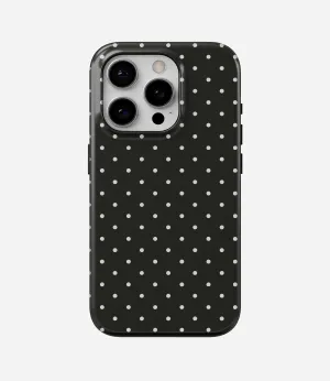 Vivid Pattern Modern Finish Dot Noir Glossy Armoured Case