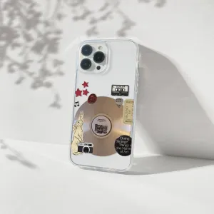 Pink Floyd Spotify Aesthetic Silicone Clear Case Protective Touch Elegant Build