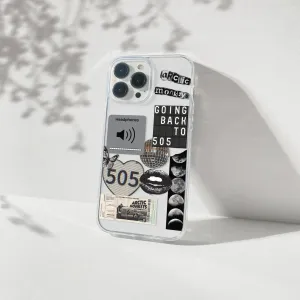 Durable Grip Matte Layer Arctic Monkeys 505 Aesthetic Silicone Clear Case