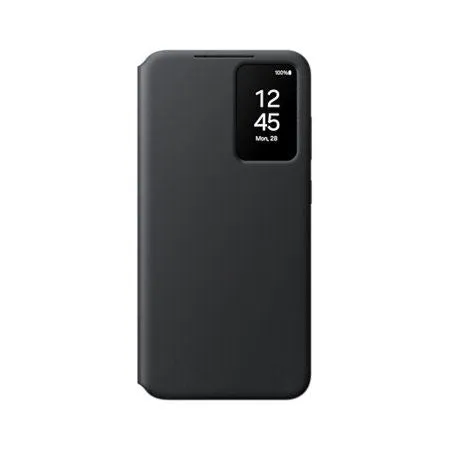 Matte Touch Fashion Choice Samsung Galaxy S24 Plus Smart View Wallet Case Black - EF-ZS926CBEGWW