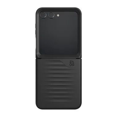 Samsung Galaxy Z Flip5 ZAGG/GEAR4 Graphene Bridgetown Case - Black Smooth Protection