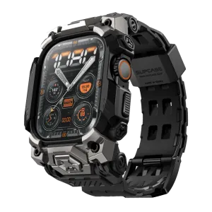 Apple Watch UB Ore Wristband Case (49mm)-Black Daily Shield Soft Armor Layer