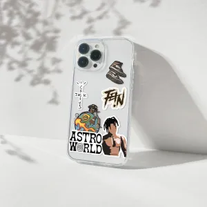 Comfort Build Layer Vivid Gradient Astro World Silicone Clear Case