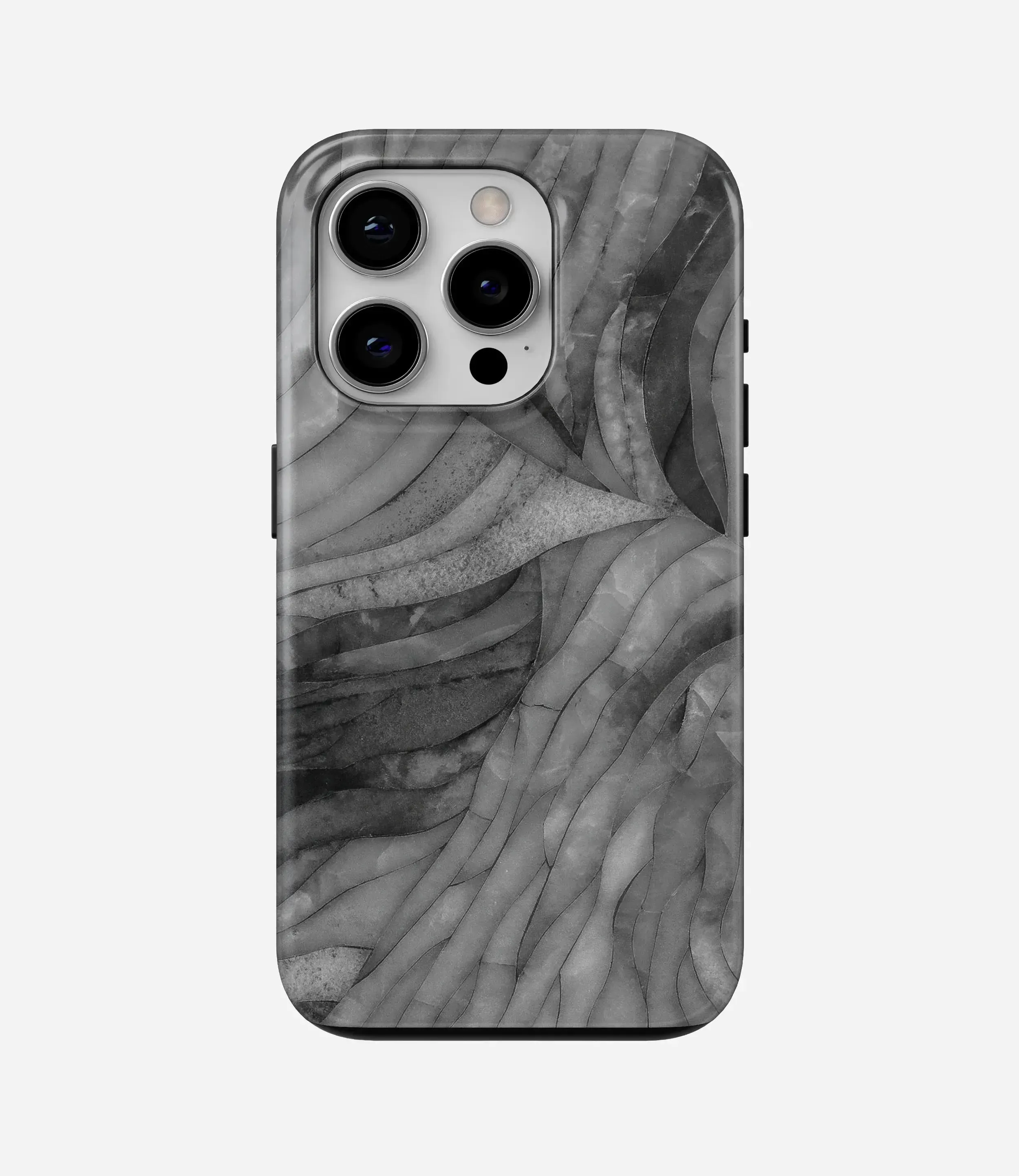 Versatile Accessory Shadow Wave Marble Glossy Armoured Case