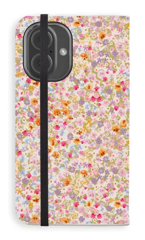 Pansy Folio Case Soft edges Everyday Protection
