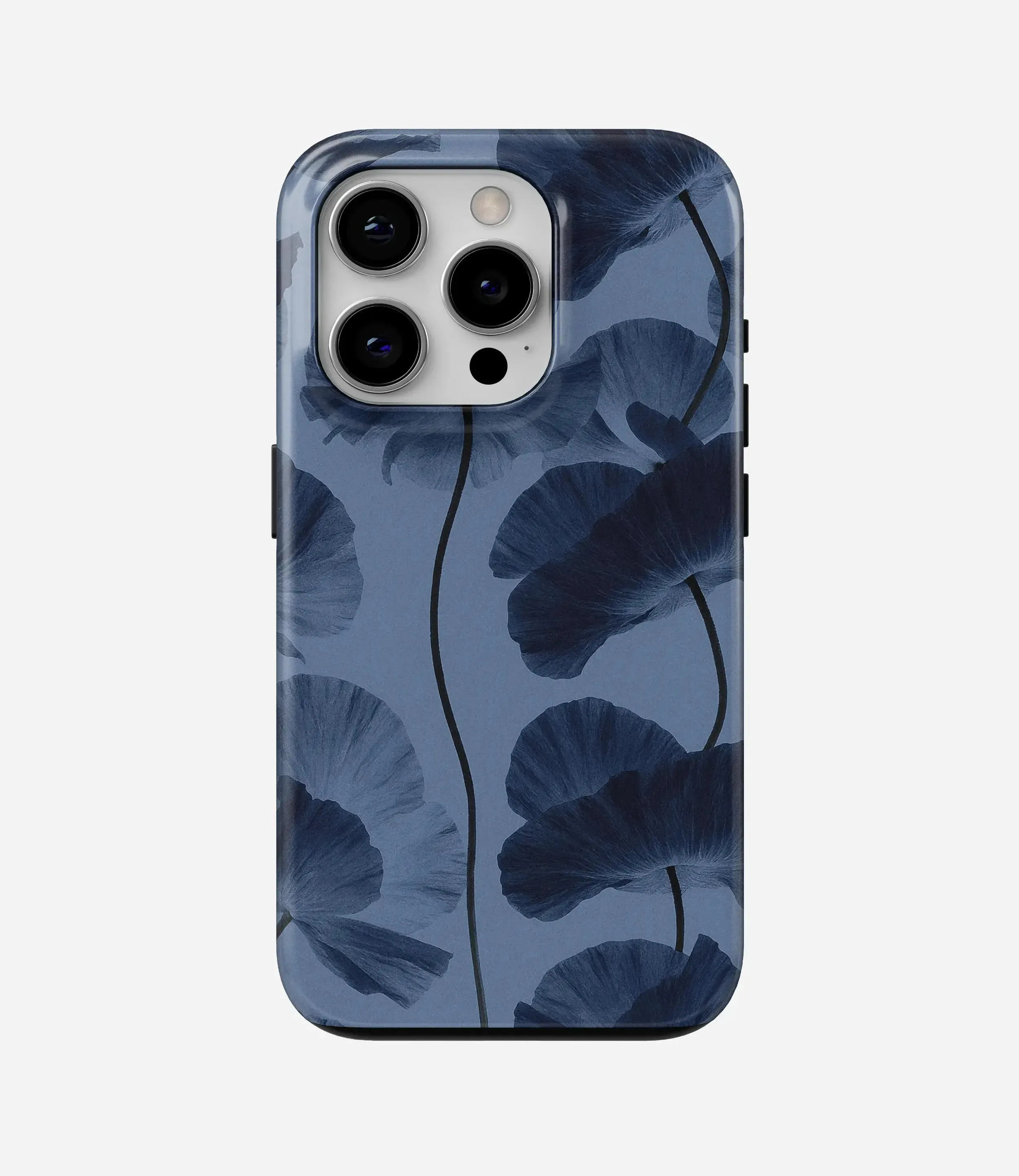 Rugged Detail Layer Textured Finish Twilight Flora Glossy Armoured Case