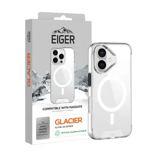Eiger Glacier MagSafe Case for Apple iPhone 16 Plus in Clear Simple Finish Subtle design