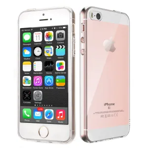 Compact Texture Layer Silicone Soft Classy Protective Clear Case for Apple iPhone 5s