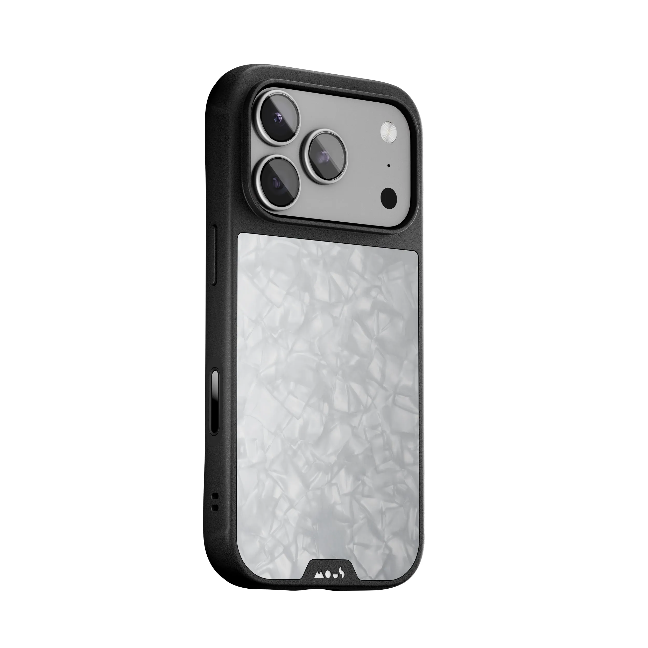 Silver Pearl Protective Phone Case - Limitless Soft Finish Layer Smooth Finish