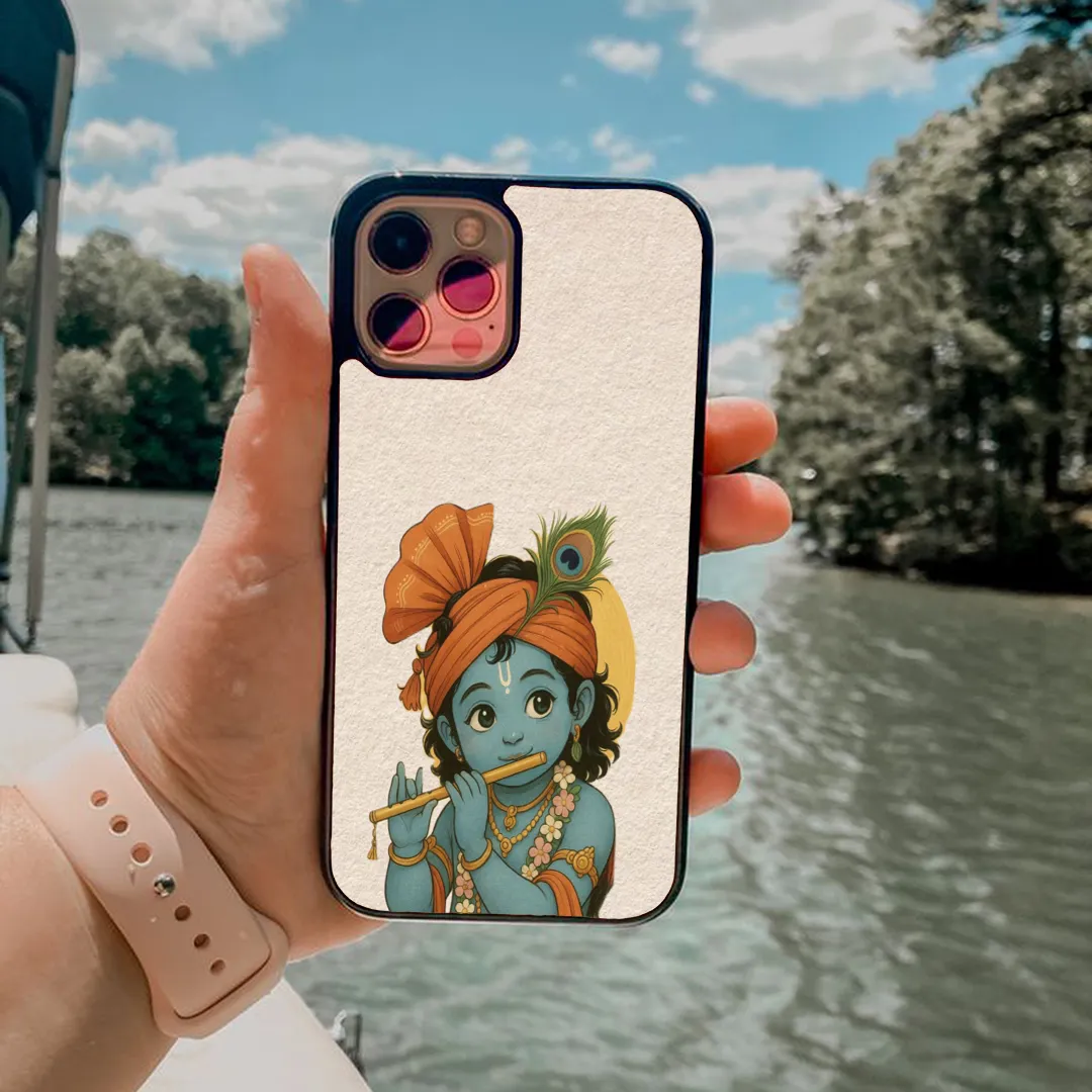 Krishna Art Printed Phone Cover Minimal Feel