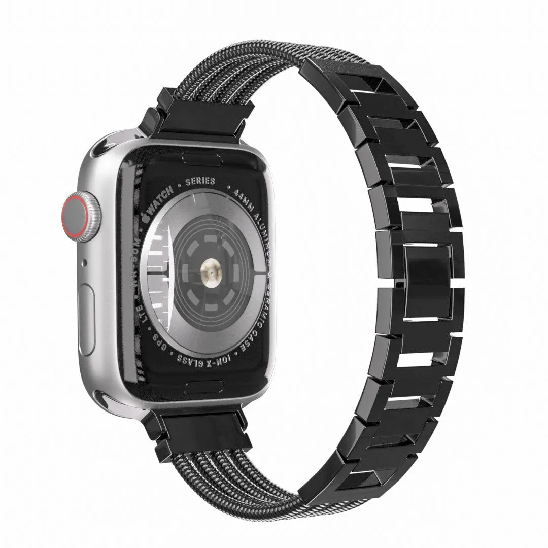 Apple Watch 'Bracelet' Strap (Black) Premium Motion Gear fitness gear