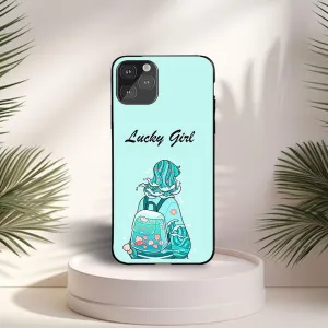 Colorful option Lucky Girl Case With Name