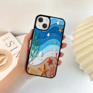 Grip Texture Beach Thing Printed Protective case