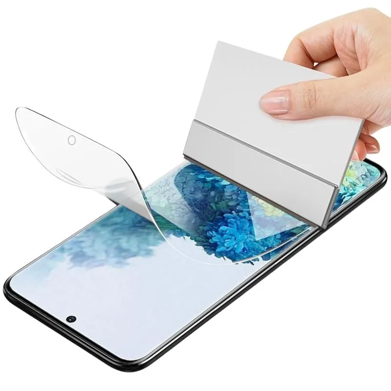 Soft Material 3 x Hydrogel Film Screen Protector For Samsung