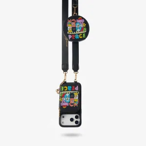 Linzie Hunter- Childhood Theme Magnetic Wallet Phone Case with Lanyard Protective Quality Luxury Detail