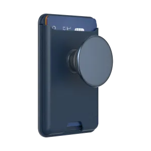 French Navy Softgoods PopWallet  for MagSafe Flexible Magnetic Snap Wallet Minimalist Snap Organizer