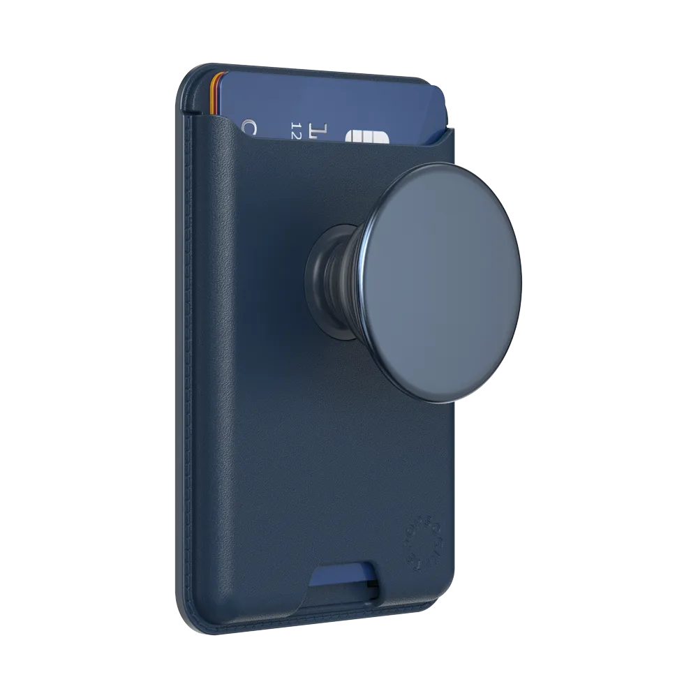 French Navy Softgoods PopWallet  for MagSafe Flexible Magnetic Snap Wallet Minimalist Snap Organizer