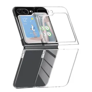 Patterned Design Clear Hard case for Samsung Galaxy Z Flip 5