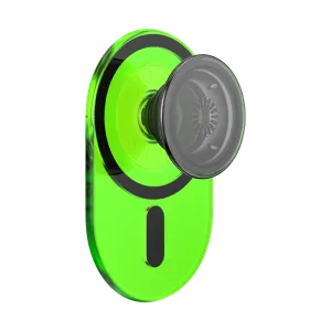 Grip Style Max Pro Grip Clip Trio Slime Green PopGrip for MagSafe