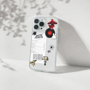 Arctic Monkeys Spider-Man Aesthetic Silicone Clear Case Sporty Appeal Soft Frame