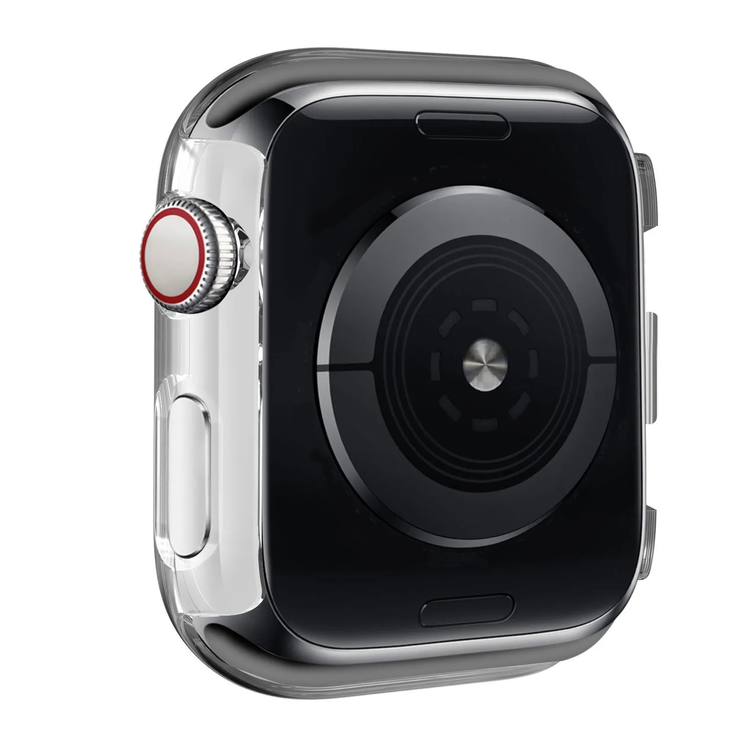 soft shell cover Weatherproof Apple Watch Hardcase with Glass (Transparent)