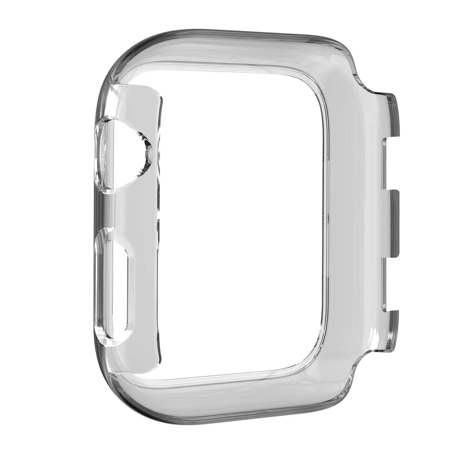 Scratch Resistant Cover Screen Protection Apple Watch Hardcase with Glass (Transparent)