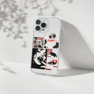 Death Aesthetic Silicone Clear Case Lightweight Shell
