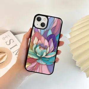 Textured Lotus Phone Case Modern Edge